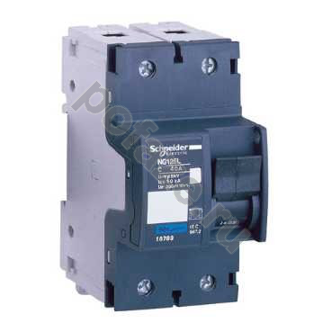 Автоматический выключатель Schneider Electric Acti 9 NG125L 1П+Н 25А (D) 100кА