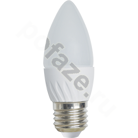 Лампа светодиодная LED свеча Ecola d37мм E27 5Вт 230гр. 220-230В 4000К