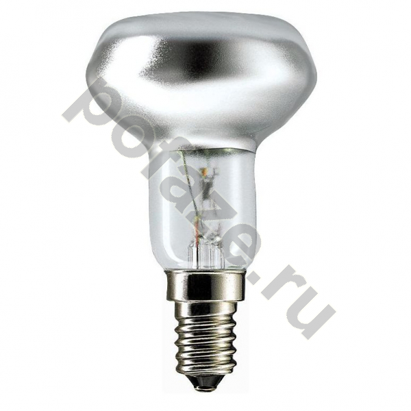 Лампа накаливания с отражателем Philips d50мм E14 60Вт 30гр. 220-230В
