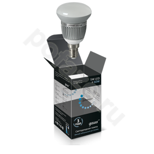Лампа светодиодная LED с отражателем Gauss d50мм E14 5Вт 120гр. 220-230В