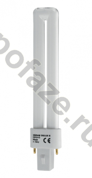 Лампа компактная люминесцентная Osram d12мм G23 (2-штыр.) 9Вт