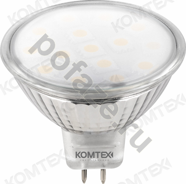 Лампа светодиодная LED с отражателем Комтех d50мм GU5.3 3Вт 120гр. 220-240В