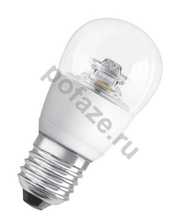 Лампа светодиодная LED каплевидная Osram d43мм E27 6Вт 180гр. 220-240В