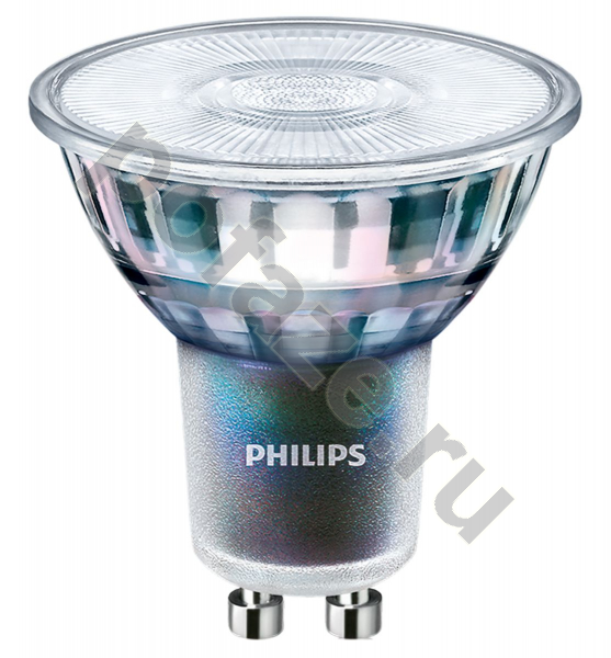 Лампа светодиодная LED с отражателем Philips d50мм GU10 5.5Вт 25гр. 220-240В 4000К