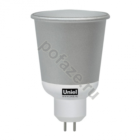 Лампа энергосберегающая Uniel d50мм GU5.3 11Вт 220-230В