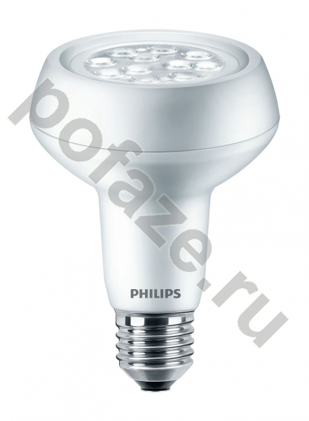 Лампа светодиодная LED с отражателем Philips d80мм E27 60Вт 40гр. 220-240В 2700К