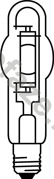 Лампа металлогалогенная трубчатая одноцокольная Osram d62мм E40 400Вт 115В 5500К