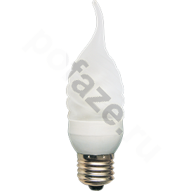 Лампа энергосберегающая свеча витая на ветру Ecola d39мм E27 9Вт 200-240В