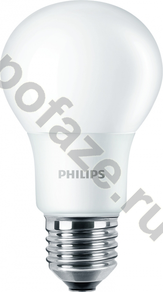 Лампа светодиодная LED грушевидная Philips d60мм E27 7.5Вт 200гр. 220-240В 4000К