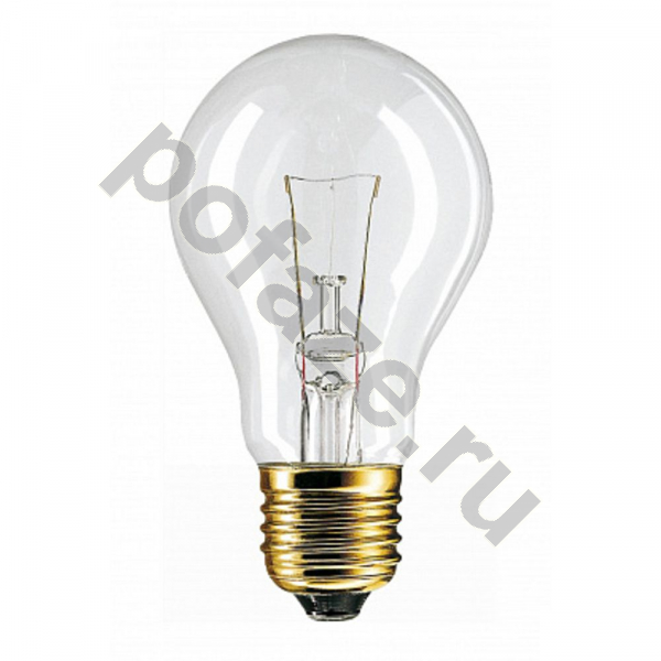 Лампа накаливания грушевидная Philips d55мм E27 100Вт 220-230В
