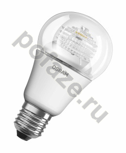 Лампа светодиодная LED грушевидная Osram d60мм E27 9Вт 300гр. 220-240В