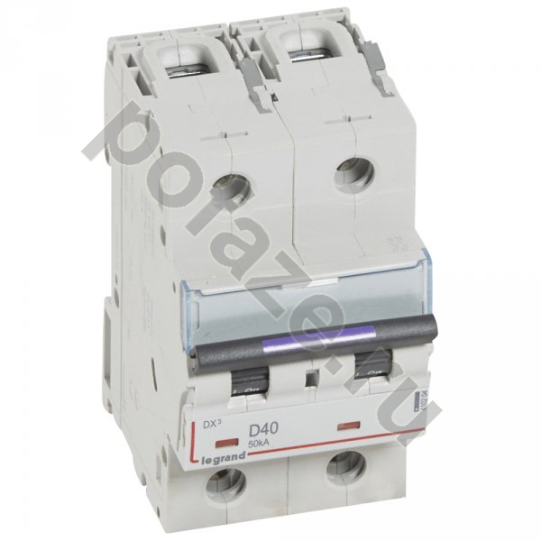 Автоматический выключатель Legrand DX3 2П 40А (D) 50кА