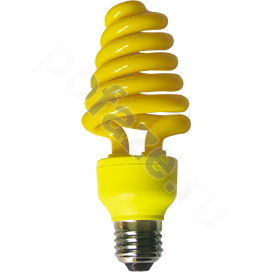Лампа энергосберегающая спираль Ecola d60мм E27 20Вт 200-240В