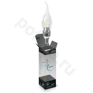 Лампа светодиодная LED свеча на ветру Gauss d35мм E14 5Вт 360гр. 150-265В
