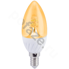 Лампа светодиодная LED свеча Ecola d37мм E14 4Вт 320гр. 220-230В