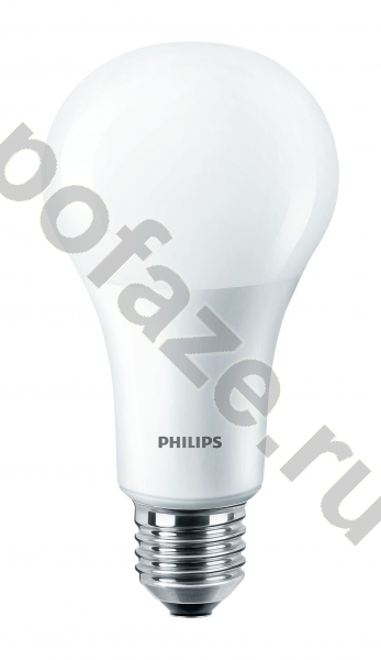 Лампа светодиодная LED грушевидная Philips d70.6мм E27 15Вт 220-240В 2700К