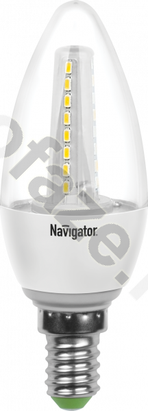 Лампа светодиодная LED свеча Navigator d35мм E14 3.5Вт 270гр. 170-260В 2700К