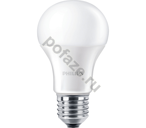 Лампа светодиодная LED грушевидная Philips d60мм E27 6.5Вт 220-240В 3000К