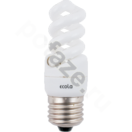 Лампа энергосберегающая спираль Ecola d32мм E27 11Вт 200-240В
