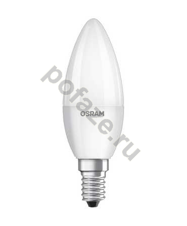 Лампа светодиодная LED свеча Osram d35мм E14 5Вт 250гр. 220-240В 4000К