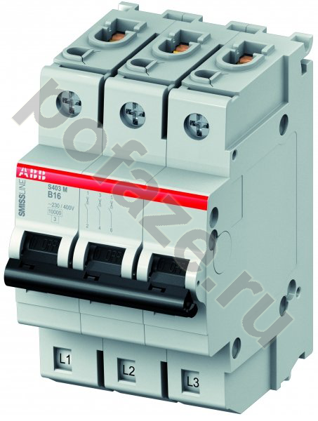 Автоматический выключатель ABB S403E 3П 32А (C) 6кА