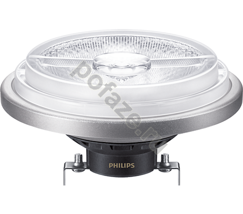 Лампа светодиодная LED с отражателем Philips d111мм G53 11Вт 40гр. 12В 3000К