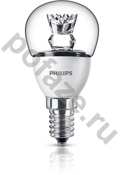 Лампа светодиодная LED шарообразная Philips d46мм E14 4Вт 220-240В