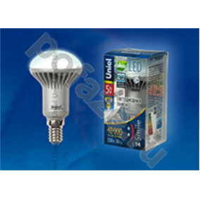Лампа светодиодная LED с отражателем Uniel d50мм E14 5Вт 120гр. 220-230В
