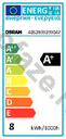 Osram d60мм E27 8Вт 220-240В