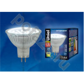 Лампа светодиодная LED с отражателем Uniel d50мм GU5.3 1.2Вт 110гр. 220-230В