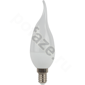 Лампа светодиодная LED свеча на ветру Ecola d37мм E14 7Вт 230гр. 220-230В 6000К