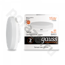 Gauss d75мм GX53 15Вт 120гр. 180-240В 3000К