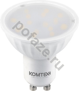 Лампа светодиодная LED с отражателем Комтех d50мм GU10 6Вт 120гр. 220-240В