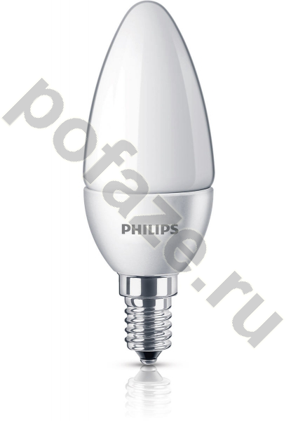 Лампа светодиодная LED свеча Philips d35мм E14 4Вт 220-230В