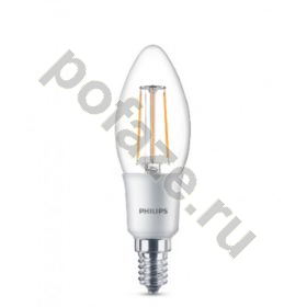 Лампа светодиодная LED грушевидная Philips d35мм E27 4Вт 3000К