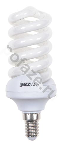 Лампа энергосберегающая спираль Jazzway d48мм E14 20Вт 220-240В