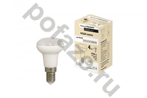Лампа светодиодная LED с отражателем TDM ELECTRIC d39мм E14 4Вт 120гр. 30-220В 4000К