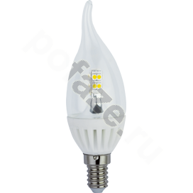 Лампа светодиодная LED свеча на ветру Ecola d37мм E14 4Вт 220-230В 2700К