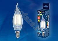 Лампа светодиодная LED свеча на ветру Uniel d35мм E14 6Вт 360гр. 175-265В