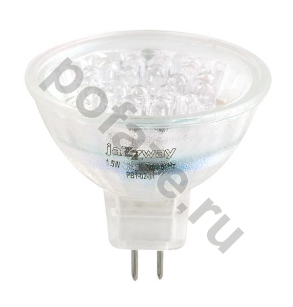 Лампа светодиодная LED с отражателем Jazzway d50мм GU5.3 1.5Вт 220-230В