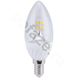 Лампа светодиодная LED свеча Ecola d37мм E14 4Вт 320гр. 220-230В