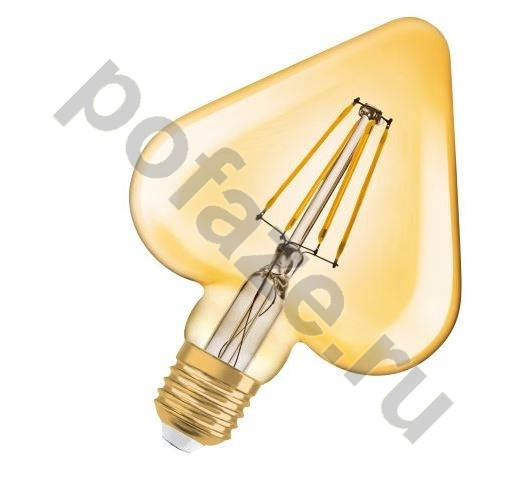 Лампа светодиодная LED Osram d125мм E27 4.5Вт 360гр. 220-230В 2500К