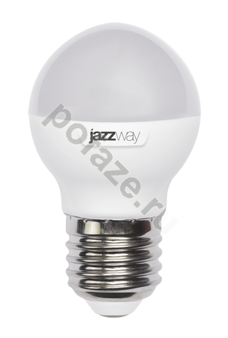 Лампа светодиодная LED шарообразная Jazzway d45мм E27 7Вт 180гр. 220-230В 2700К