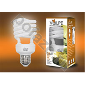 Лампа энергосберегающая спираль Uniel d59мм E27 24Вт 220-240В