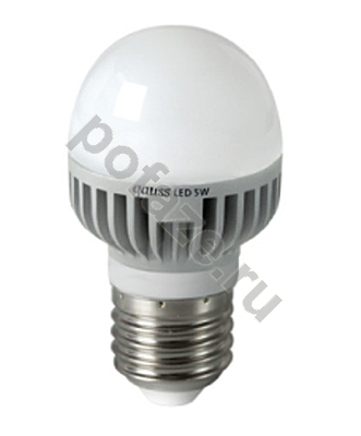 Лампа светодиодная LED шарообразная Gauss d45мм E27 5Вт 120гр. 100-240В