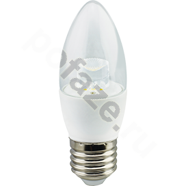 Лампа светодиодная LED свеча Ecola d37мм E27 7Вт 270гр. 220-230В 2700К
