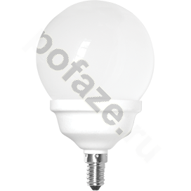 Лампа энергосберегающая шарообразная Ecola d93мм E14 25Вт 200-240В