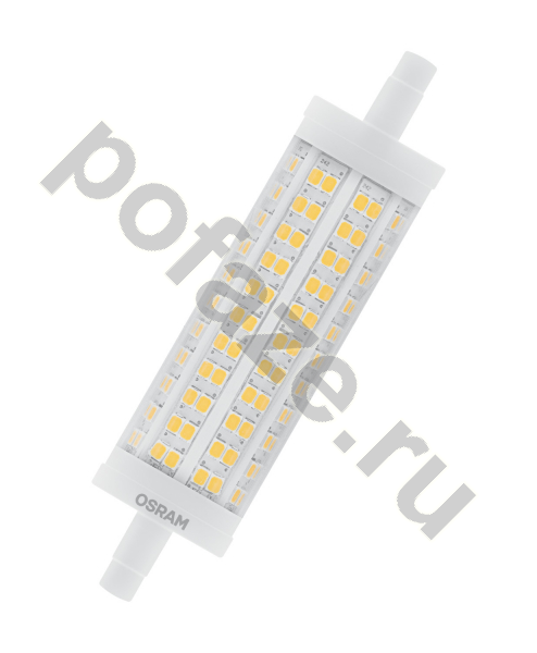 Лампа светодиодная LED линейная Osram d28мм R7s 17.55Вт 220-240В 2700К