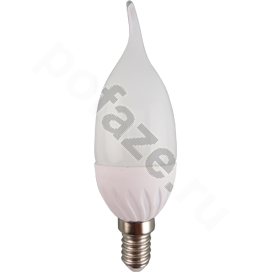Лампа светодиодная LED свеча на ветру Ecola d133мм E14 5.3Вт 220-230В 4000К