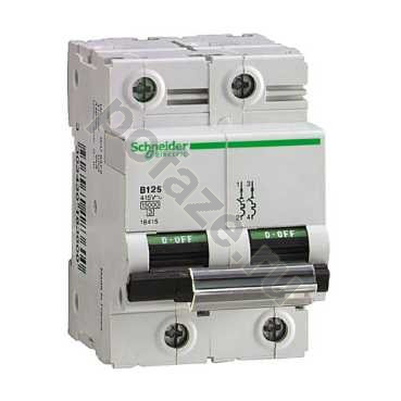 Автоматический выключатель Schneider Electric C120H 2П 40А (D) 15кА